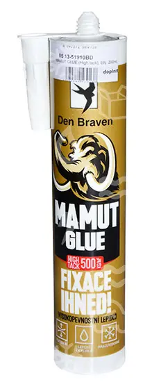 MAMUT GLUE (High tack), bílý, 290ml, Den Braven